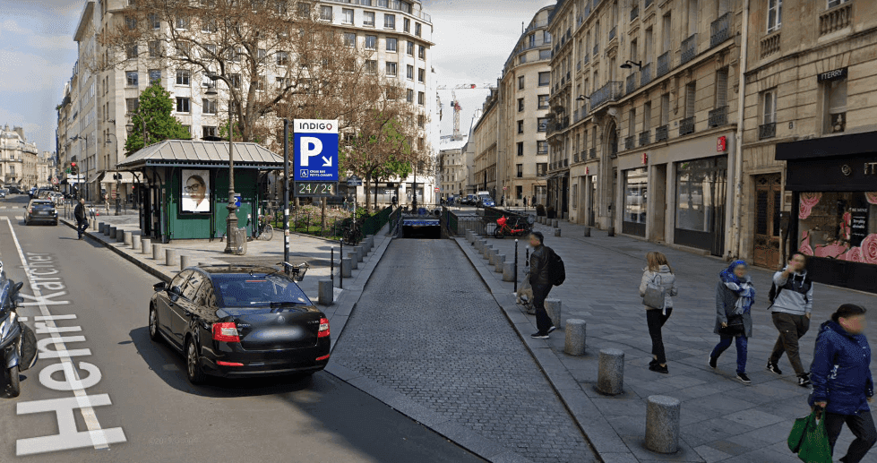 Photo of the INDIGO Croix des Petits Champs car park in Paris