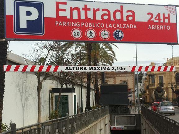 Photo of the INDIGO La Calzada car park in Sanlúcar de Barrameda