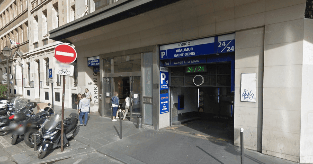 Photo of the INDIGO Réaumur Saint-Denis car park in Paris